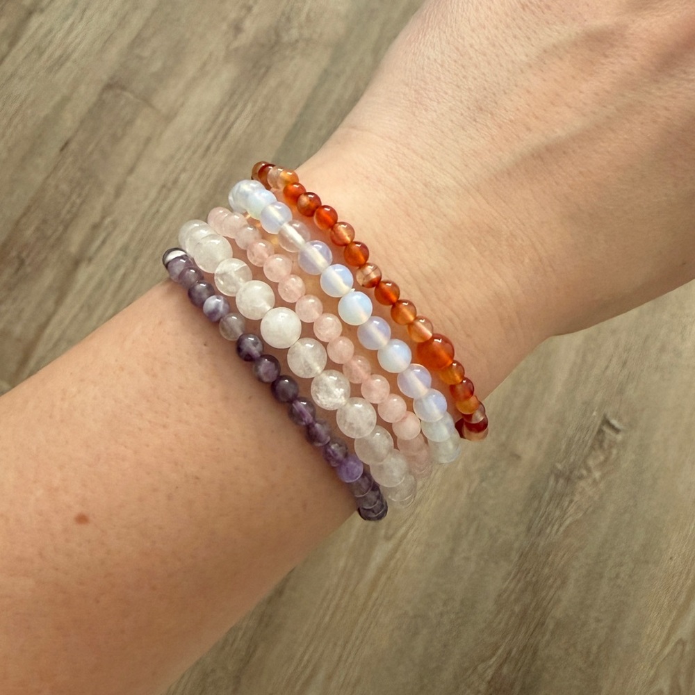 Crystal Beaded Bracelet Lot